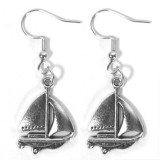 Maria King Vitorlás fülbevaló, választható arany vagy ezüst színű akasztóval