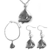 Maria King Vitorlás nyaklánc, fülbevaló és karkötő szett