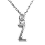 Maria King Z Betű medál lánccal vagy kulcstartóval