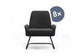 MARIE 8db-os konferencia szék, látogatók számára