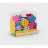 Marioinex Közepes gofri műanyag építőjáték szett, 44 db-os