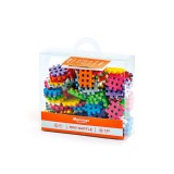 Marioinex Mini gofri, színes műanyag építőjáték szett, 140 db