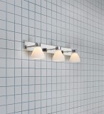 MARKSLÖJD Cassis Wall 3L króm/opál