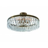 MARKSLÖJD Hovdala mennyezeti 48cm antik/matt-króm