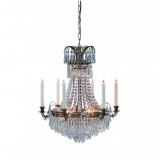 MARKSLÖJD Lackö Korona 7L antik/Kristály