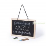 Marnik kétoldalú üzenőtábla, kréta tábla - 31 x 21 x 1,2 cm