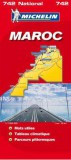 Marokkó térkép - Michelin 742