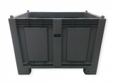 martinialfredo Zárt oldalú 680 l-es box-konténer 4 lábas, reg