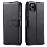 Marva Wallet Honor 400 Smart oldalra nyíló ökobőr könyvtok szilikon belsővel fekete