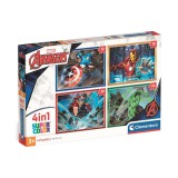 Marvel: Bosszúállók 4az1-ben Supercolor puzzle - Clementoni