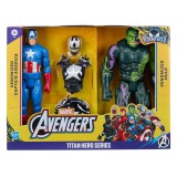 Marvel Bosszúállók: VenomVersus Titan Hero Series Venomized Amerika Kapitánya vs Venomized Hulk - Hasbro