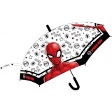Marvel Pókember gyerek félautomata átlátszó esernyő Ø74 cm