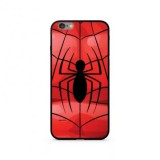 Marvel prémium szilikon tok edzett üveg hátlappal - Pókember 017 Apple iPhone XS Max (6.5) piros (MPCSPIDERM5808)