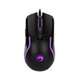Marvo Capo 20 vezetékes gamer egér, 8000 DPI, 7 gomb, RGB világítás, fekete - M292 BK