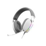 Marvo Pulz 70S gamer headset, 7.1 surround hangzás, RGB világítás, fehér