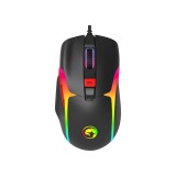 Marvo Tepo 70 vezetékes gamer egér, RGB világítás, 12800 DPI, fekete - M360