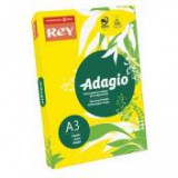 Másolópapír, színes, A3, 80 g, REY "Adagio", intenzív sárga [500 lap]