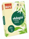 Másolópapír, színes, A4, 80 g, REY Adagio, pasztell sárga (LIPAD48PS)