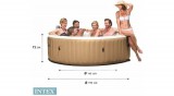 Masszázsmedence, 4 személyes Mobil Jakuzzi PureSpa Sahara INTEX 28426