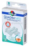 MASTER-AID QUADRA MED Fertőtlenítős sebtapasz különböző méret 40 db