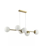 Masterled Bali 120 cm-es arany színű függesztett mennyezeti lámpa E27-es foglalattal