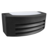 MasterLED Corso kültéri fekete oldalfali lámpatest, E27-es foglalattal