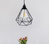 Masterled Fekete fém lámpatest 1 x E27