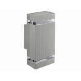 MasterLED Hana oldalfalra helyezhető kültéri lámpa GU10 szürke