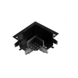 MasterLED LUXO 48V mágneses pályalámpa rendszerhez csatlakozó, süllyesztett, L típusú, fekete