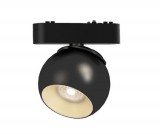 MasterLED LUXO Mars 10-W-os fekete mágneses sínes lámpa, 4000K, 48V