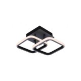 MasterLED Nebula Gemini 16W-os, 4000K, 28x20x9cm fekete színű mennyezeti lámpa