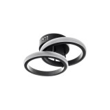 MasterLED Nebula Lyra 13W-os, 4000K, 28x18x9cm fekete színű mennyezeti lámpa