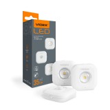 Masterled Videx 2 db LED-es lámpa, mágneses hátlappal és mozgásérzékelővel 3000-6500K