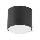 Masterled Videx fekete kerek alakú mennyezeti lámpa keret, fényforrás nélkül