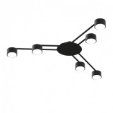 Masterled Videx fekete színű mennyezeti lámpa, 6xGX53-as foglalattal fényforrás nélkül