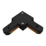 MasterLED ZX L típusú csatlakozó, matt fekete