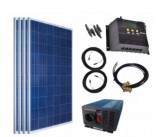 Mastervolt Szigetüzemű napelem rendszer 12V - 230V 1000W 1 kW akkumulátor nélkül.