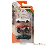 Matchbox - 3 darabos kisautó készlet - Rocky Peaks (GKR64)