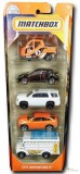 Matchbox - Kisautók City Adventure II. 5 db-os szett (GKJ07)