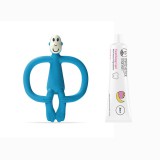 Matchstick Monkey rágómaki és fogínygél szett - kék