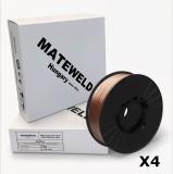 MATEWELD Hungary Hegesztő huzal rezezett acél (SG2) 0,8mm 5kg (200mm) - 4 db