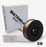 MATEWELD Hungary Hegesztő huzal rezezett acél (SG2) 0,8mm 5kg (200mm) - 8 db
