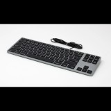 Matias FK308LB-UK USB RGB Billentyűzet ENG - Sötétszürke (FK308LB-UK)