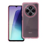 Matrix Xiaomi Redmi 14C hátlap tok kameravédő peremmel, világos rózsaszín