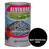 MATT FEKETE RAL 9005 - ALVIKORR ALAPOZÓ ÉS ZOMÁNC EGYBEN - 0,25L