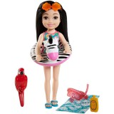 Mattel Barbie: Az elveszett szülinap - Chelsea fekete hajú baba