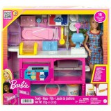Mattel Barbie: Barbie francia kávézója játékszett gyurmával (HJY19) (HJY19) - Barbie babák