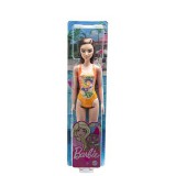 Mattel Barbie Beach baba sokszínű virágos fürdőruhában (DWJ99/HDC49) (DWJ99/HDC49) - Játékfigurák