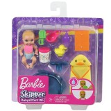 Mattel Barbie: Bébiszitter szett kisbabával és kiegészítőkkel (GHV83/GHV84) (GHV83/GHV84) - Barbie babák