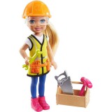 Mattel Barbie: Chelsea karrierbaba - építőmunkás